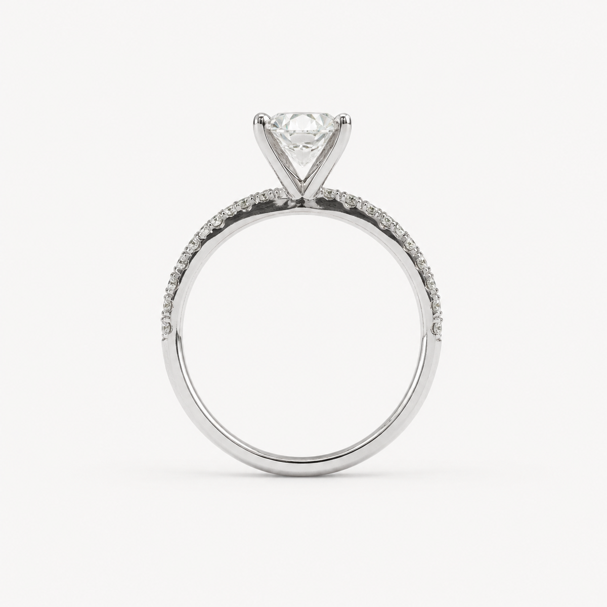 Anillo Eternity, Redondo 1.04 ct